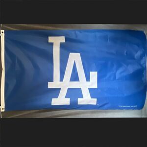 LA Dodgers Banner Flag Official Team LA Logo Fan Cave Decor